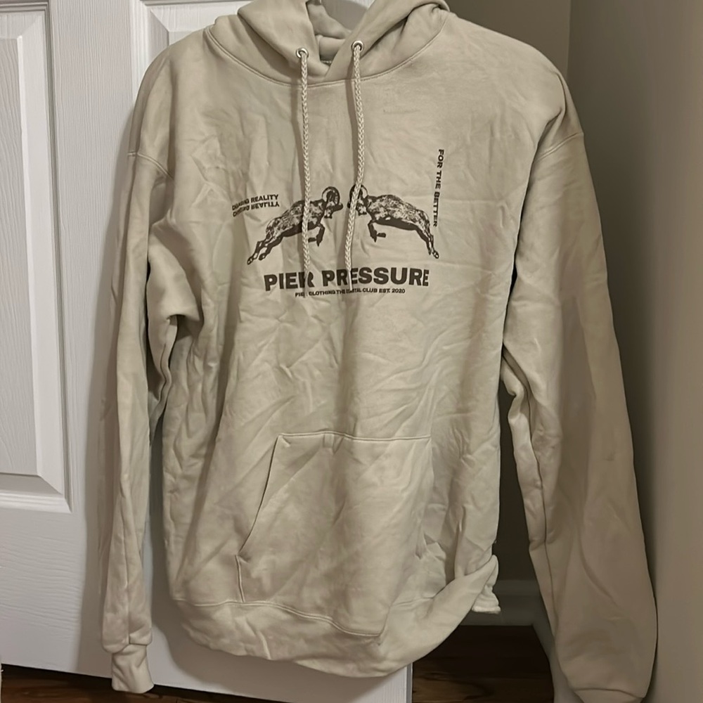 Tan Pier Sweatshirt Size M
